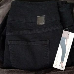 NWT Jag Jeans Pull On Skinny Black High Rise sz 14